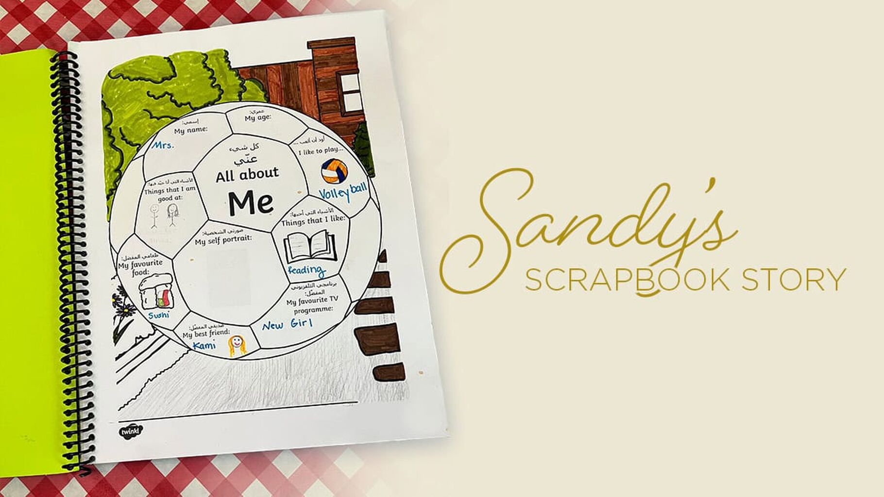 Welcoming a refugee child: Sandy&rsquo;s Scrapbook Story