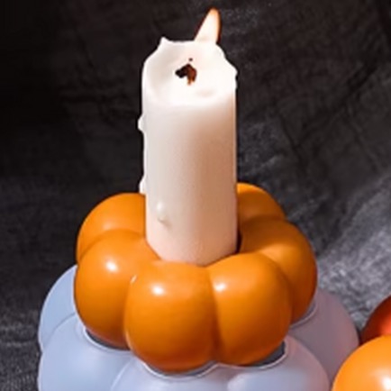 SAMEDI 24 OCTOBRE - 15h &agrave; 16h30 | ATELIER JESMONITE - BOUGEOIR CITROUILLE PERSONNALIS&Eacute; + GO&Ucirc;TER CHEZ MLLE POTTS & CO 🍂🫖🎨