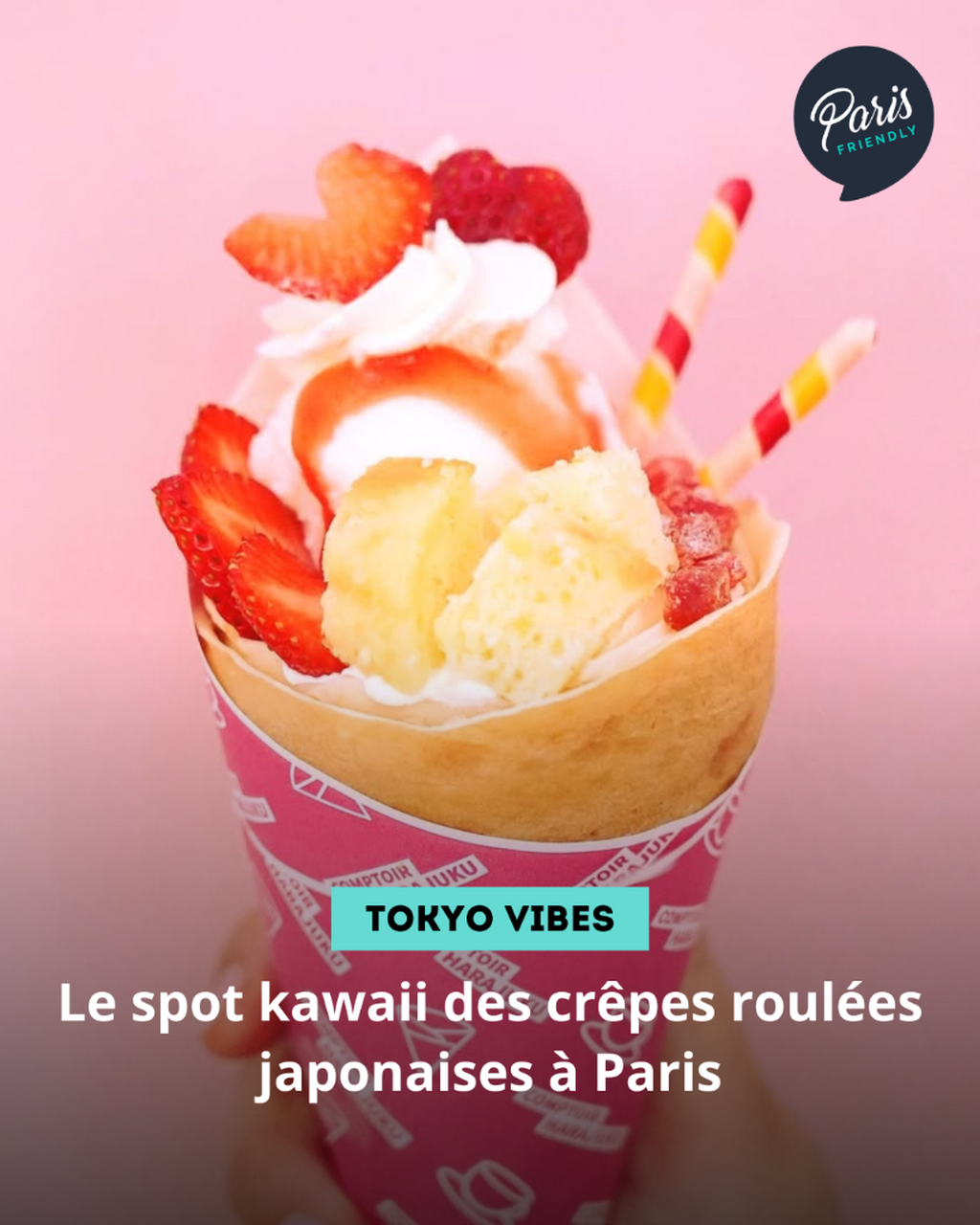 Le spot kawaii des cr&ecirc;pes roul&eacute;es japonaises &agrave; Paris