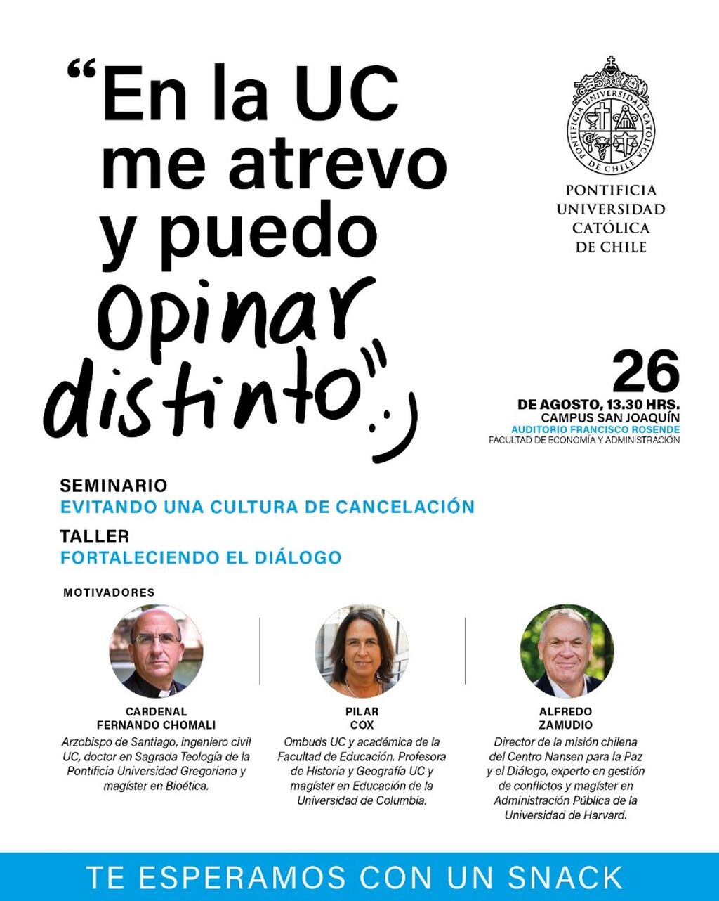 Di&aacute;logo Universitario - 26 de agosto