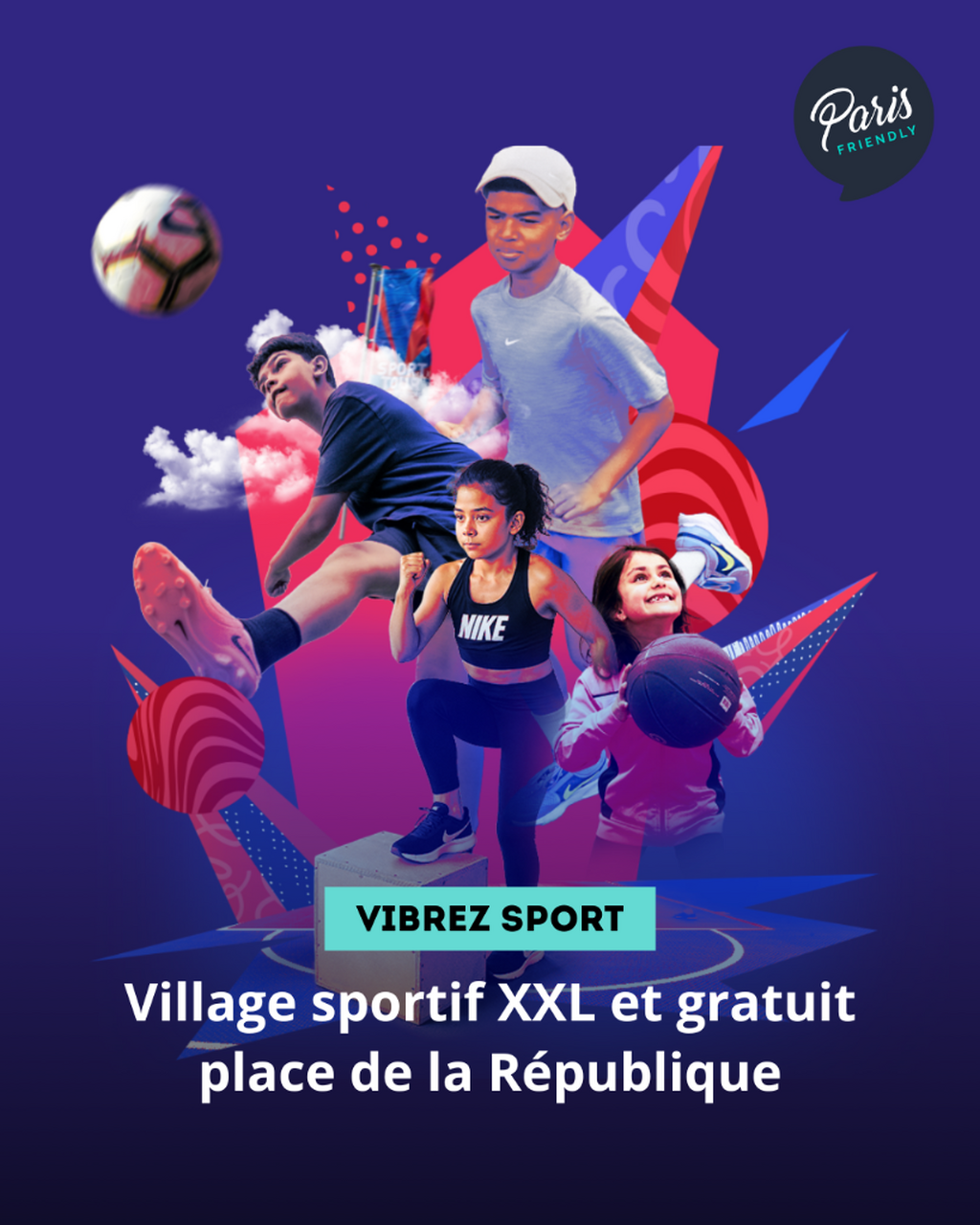 Village sportif XXL et gratuit place de la R&eacute;publique