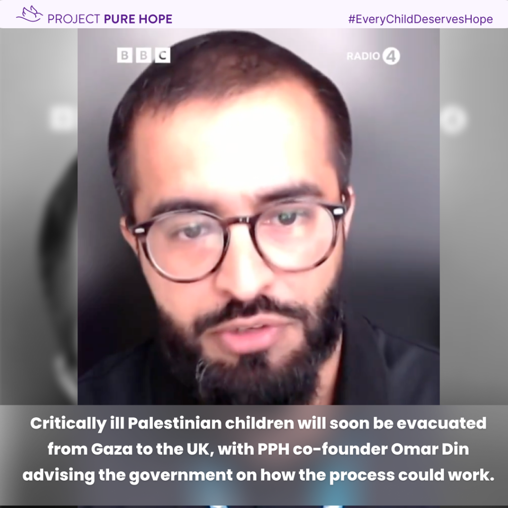 A group of critically ill and injured Palestinian children will be evacuated from Gaza to the UK for medical treatment in the coming weeks.