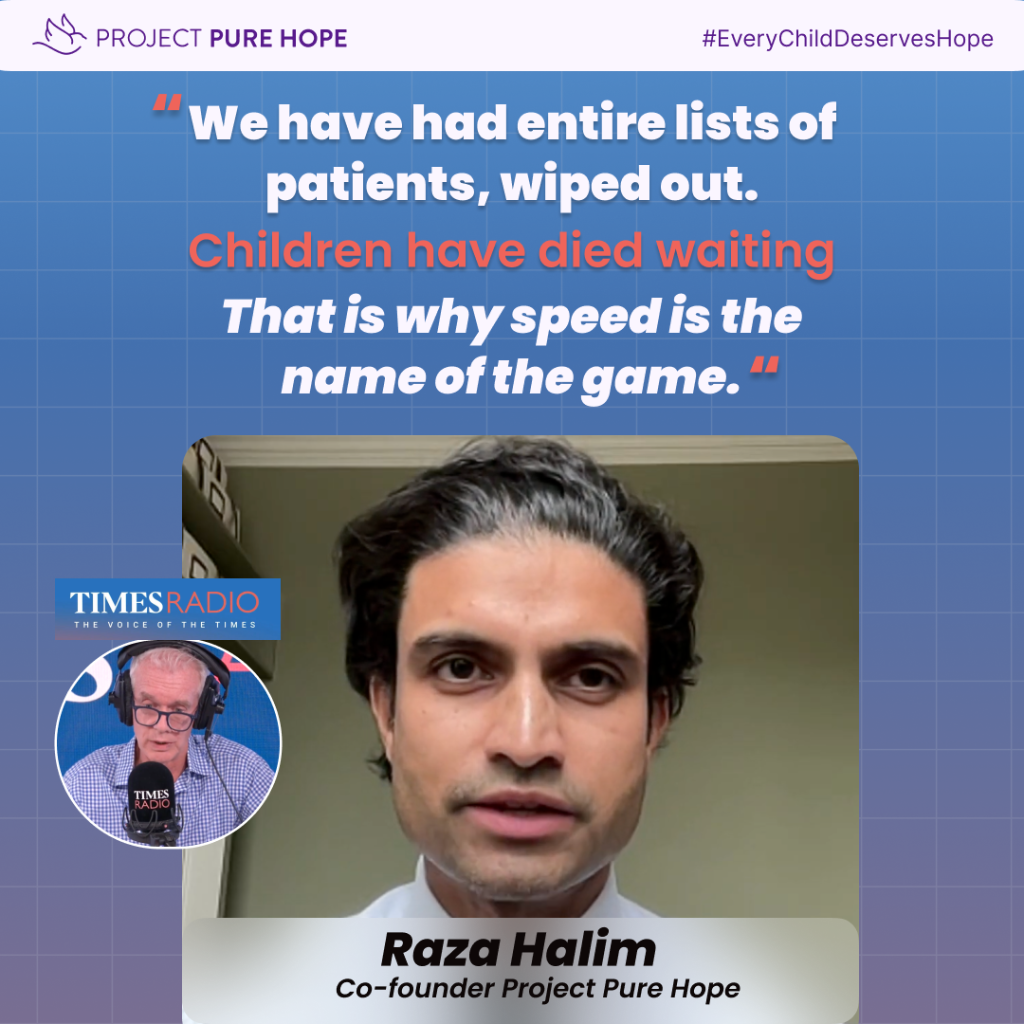 We have had entire lists of patients, wiped out. That is why speed is the name of the game.