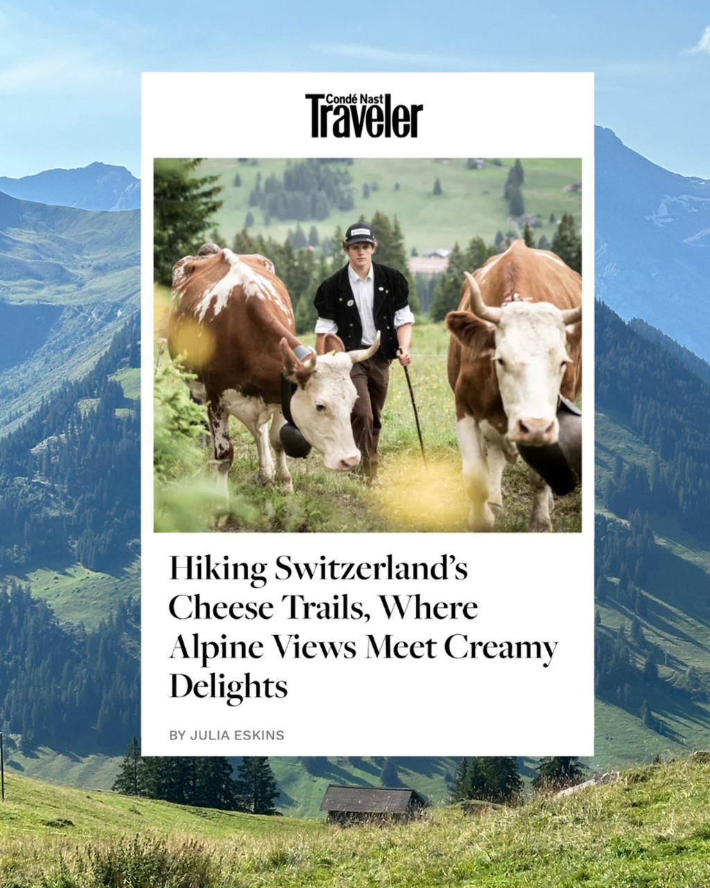 Switzerland's Cheese Trails