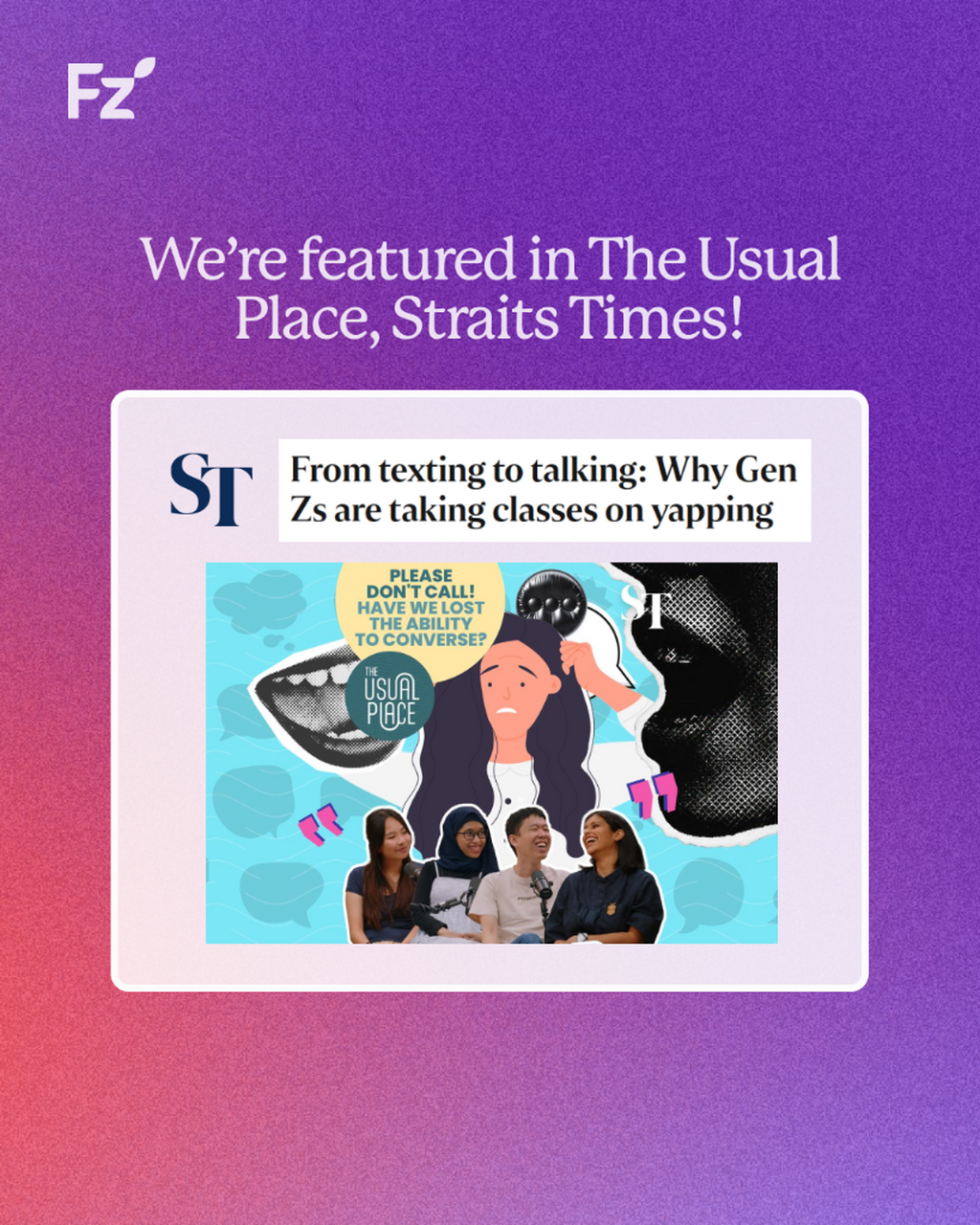 FEATURE: The Usual Place Podcast: Why Gen Zs are taking classes on yapping