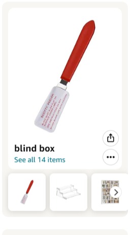 my blind box display (amazon storefront)