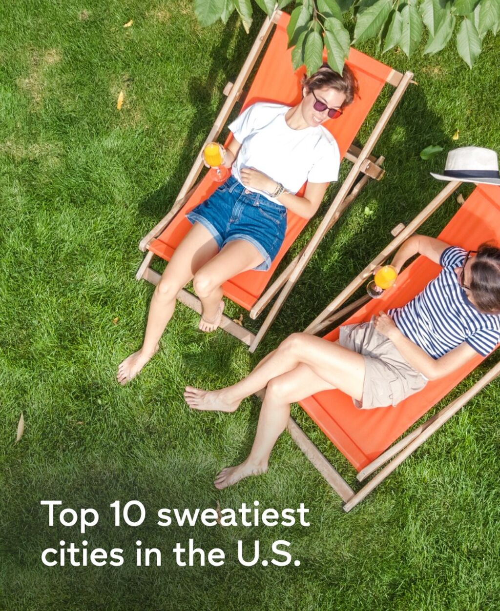 sweatiest U.S. cities for 2025