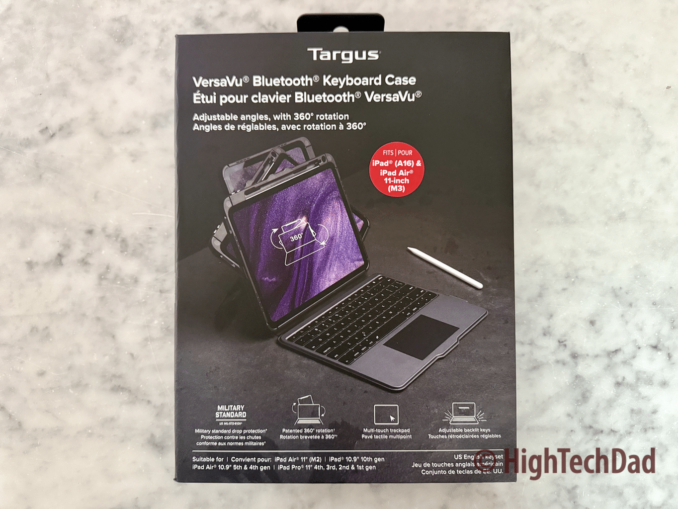 Shop > TARGUS VersaVu Bluetooth Keyboard Case (13" iPad Pro) - HighTechDad&trade;