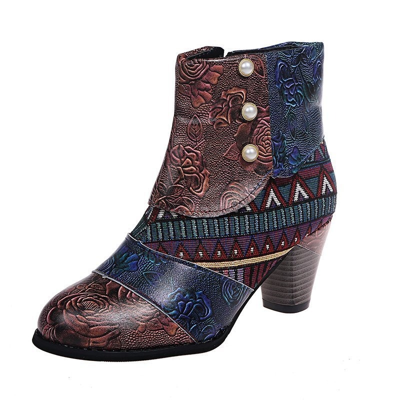 NEW Southwestern Style Ankle Boot - Sizes 5.5 to 8.5