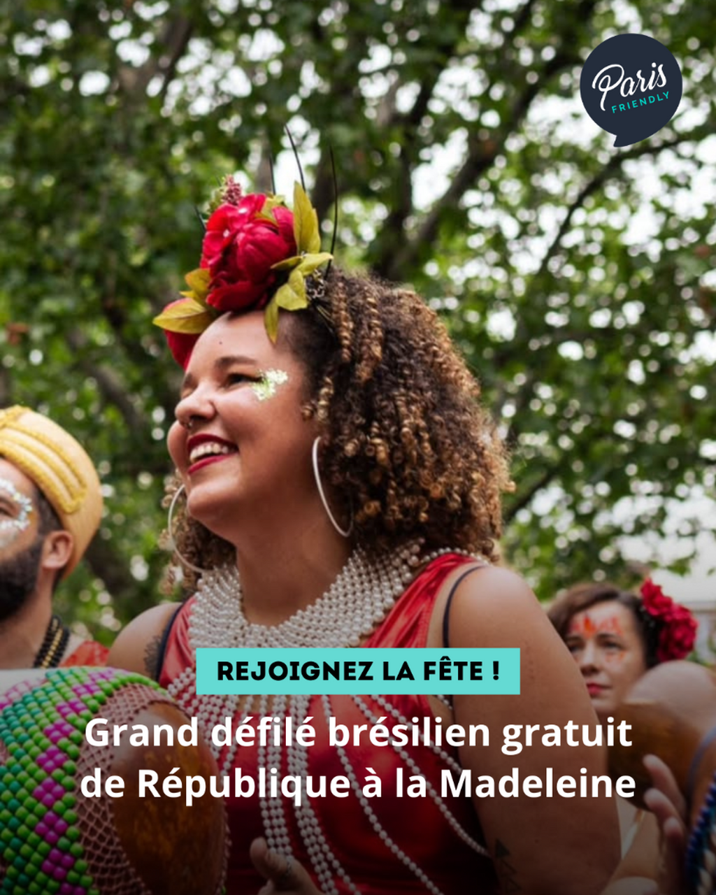 Grand d&eacute;fil&eacute; br&eacute;silien gratuit de R&eacute;publique &agrave; la Madeleine