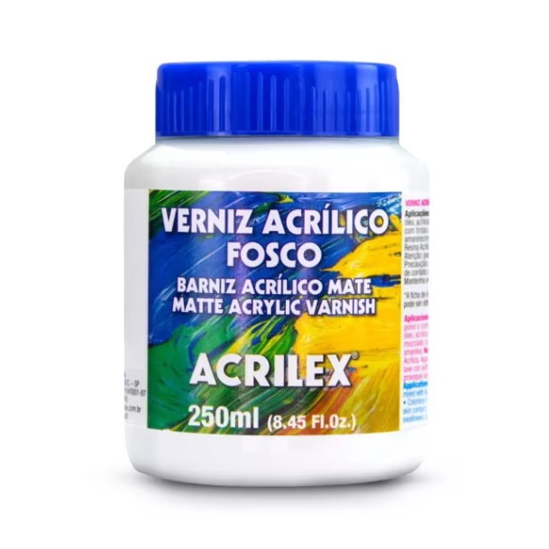 Verniz acr&iacute;lico fosco