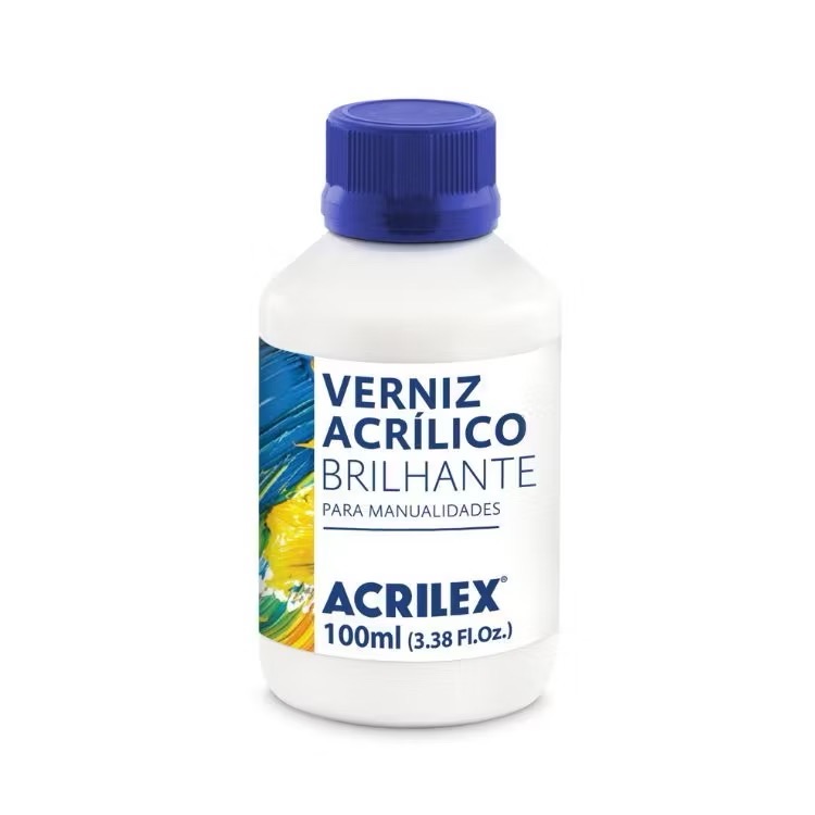 Verniz acr&iacute;lico brilhante