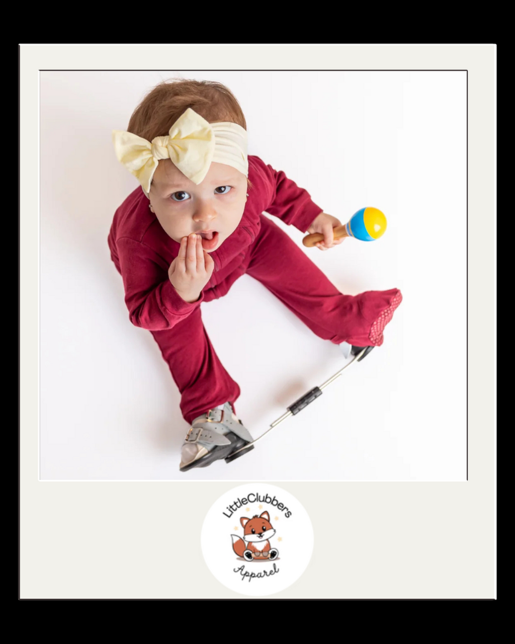 LittleClubbers Apparel, clubfoot, baby, adaptive clothing, pyjamas