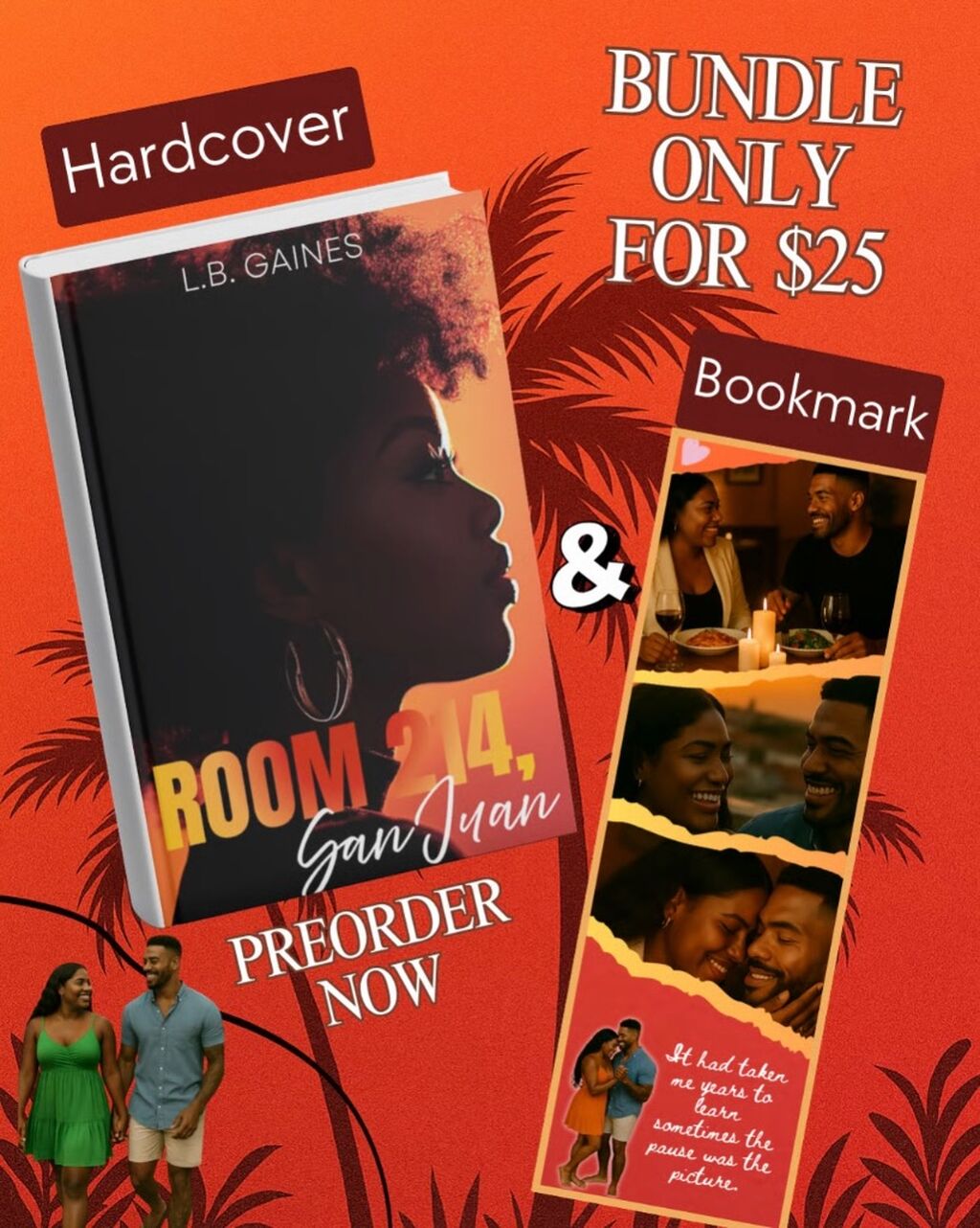 [Pre-Order] Hardcover + Bookmark - Room 214, San Juan by L.B. Gaines