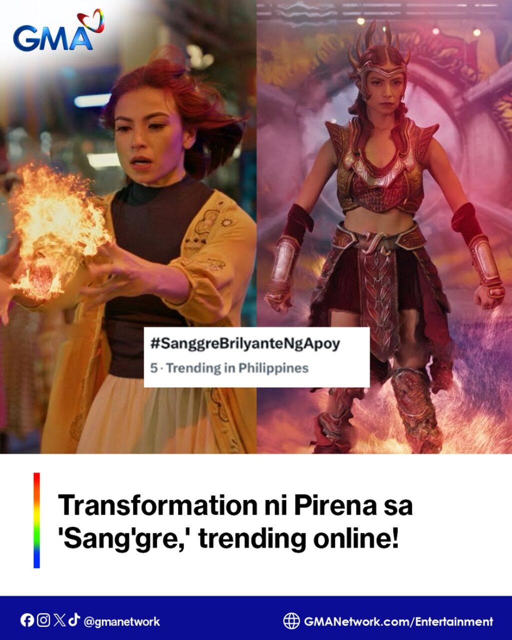 Sang'gre: Pagbawi ni Pirena sa Brilyante ng Apoy, nag-trend online