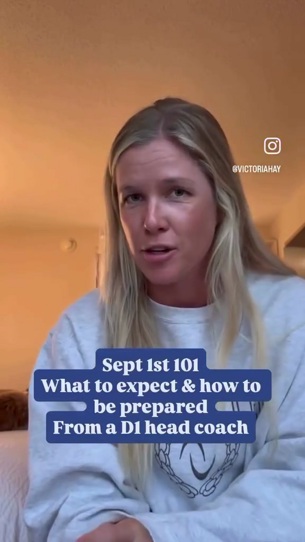 Sept 1st 101 - What to Expect & How to be Prepared from a D1 Head Coach