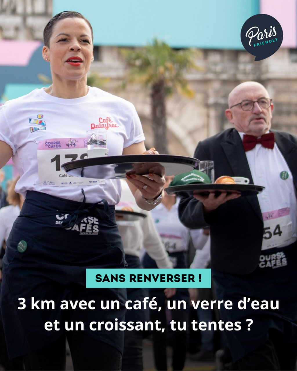 3 km avec un caf&eacute;, un verre d&rsquo;eau et un croissant, tu tentes ?
