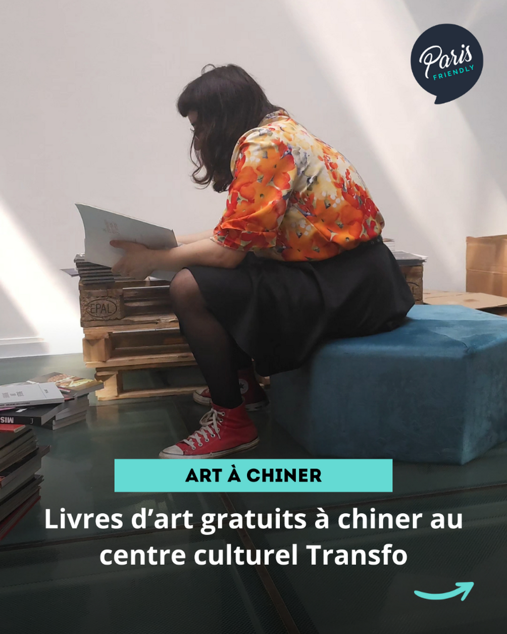 Livres d&rsquo;art gratuits &agrave; chiner au centre culturel Transfo