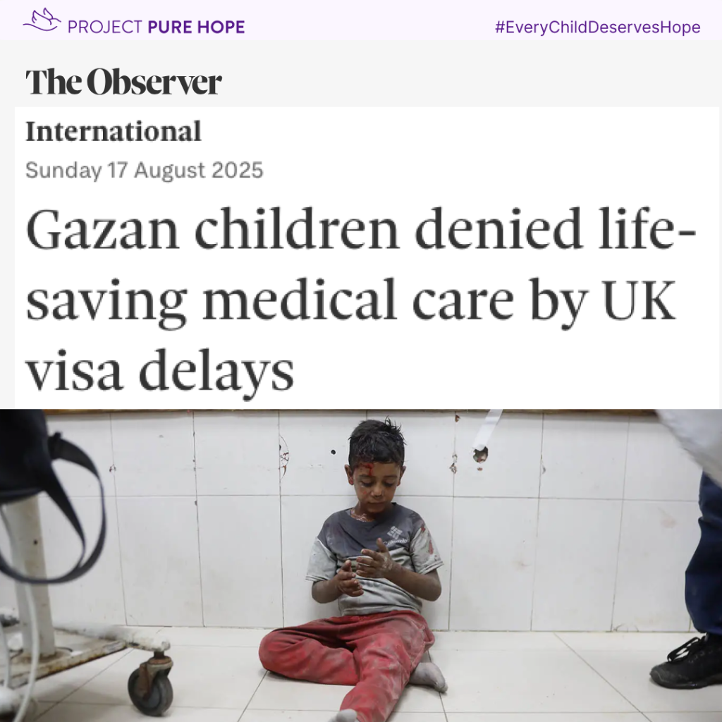 Gazan children denied life-saving medical care by UK visa...