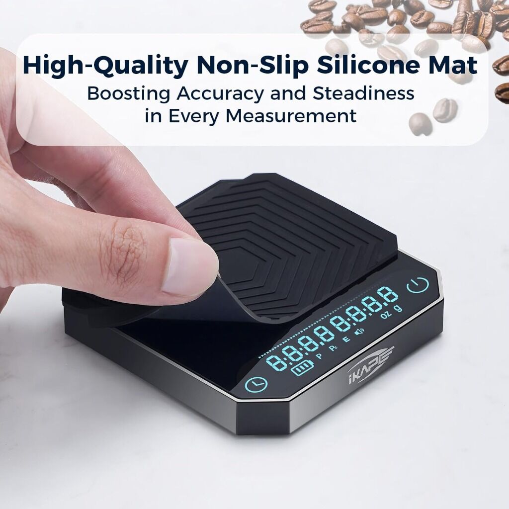 IKAPE Mini Digital Coffee Scale with Timer