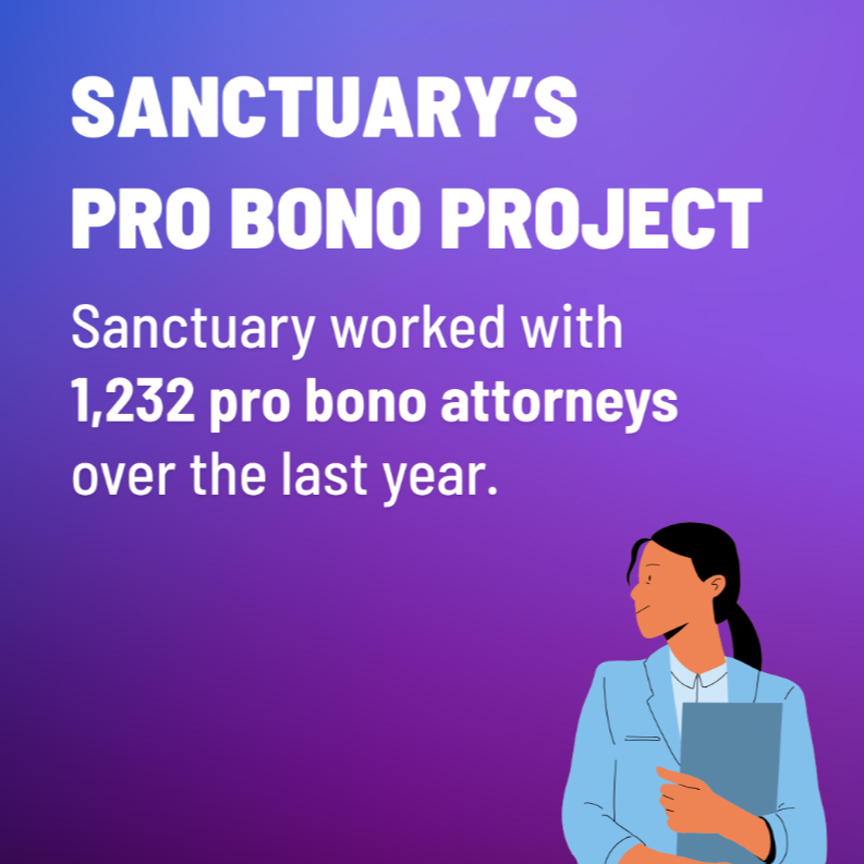 SANCTUARY'S PRO BONO PROJECT