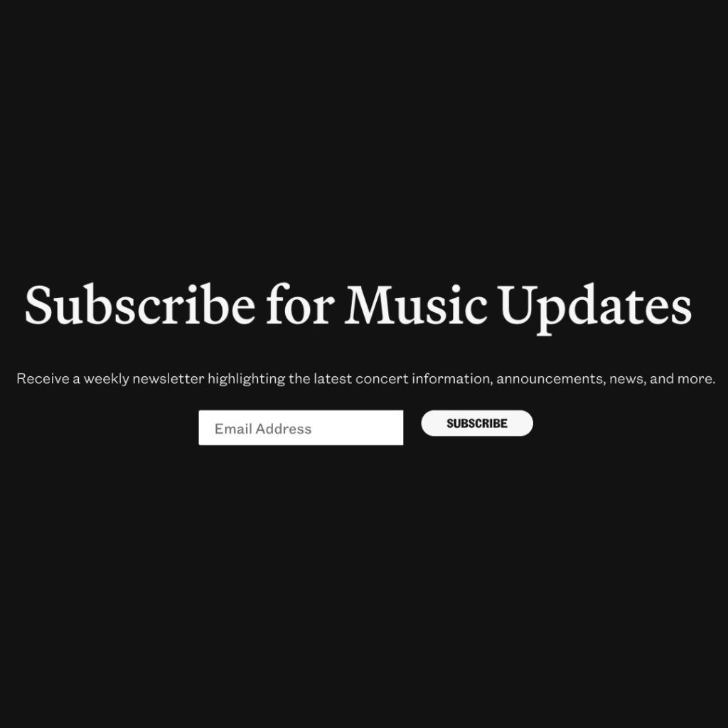 Music Newsletter