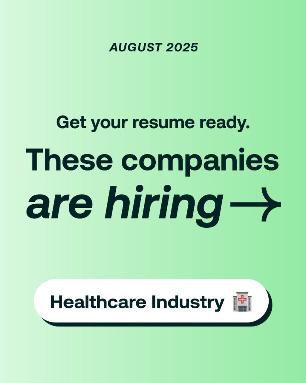 Role Call: Companies Hiring Healthcare Roles