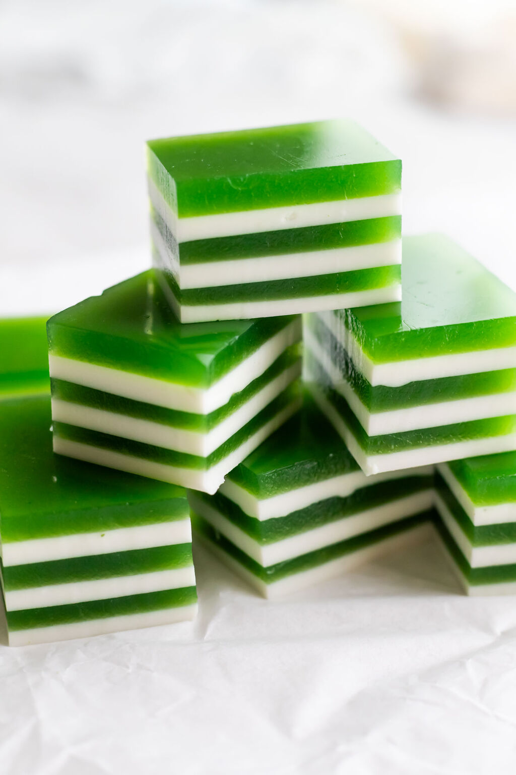 Coconut Pandan Jelly
