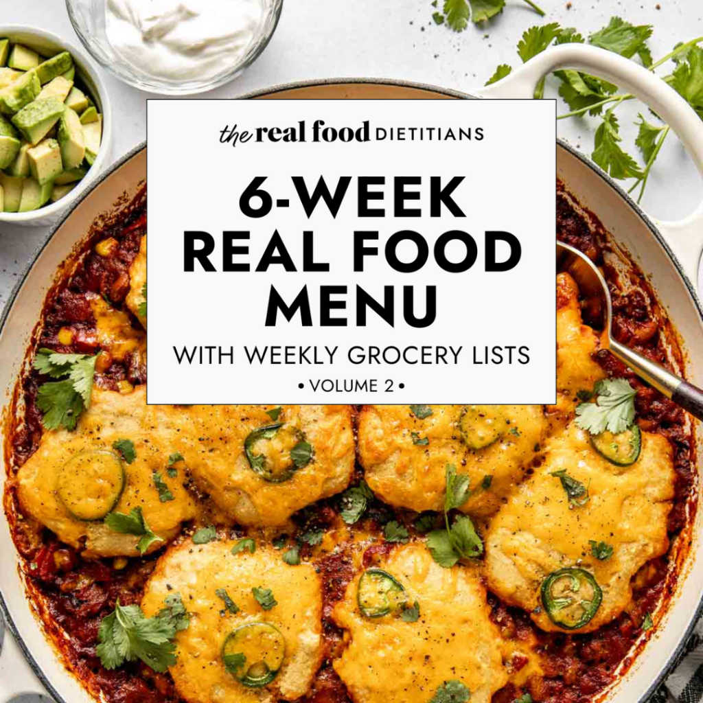 6-Week Real Food Menu Reel