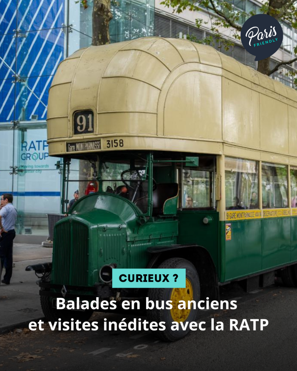 Balades en bus anciens et visites in&eacute;dites avec la RATP
