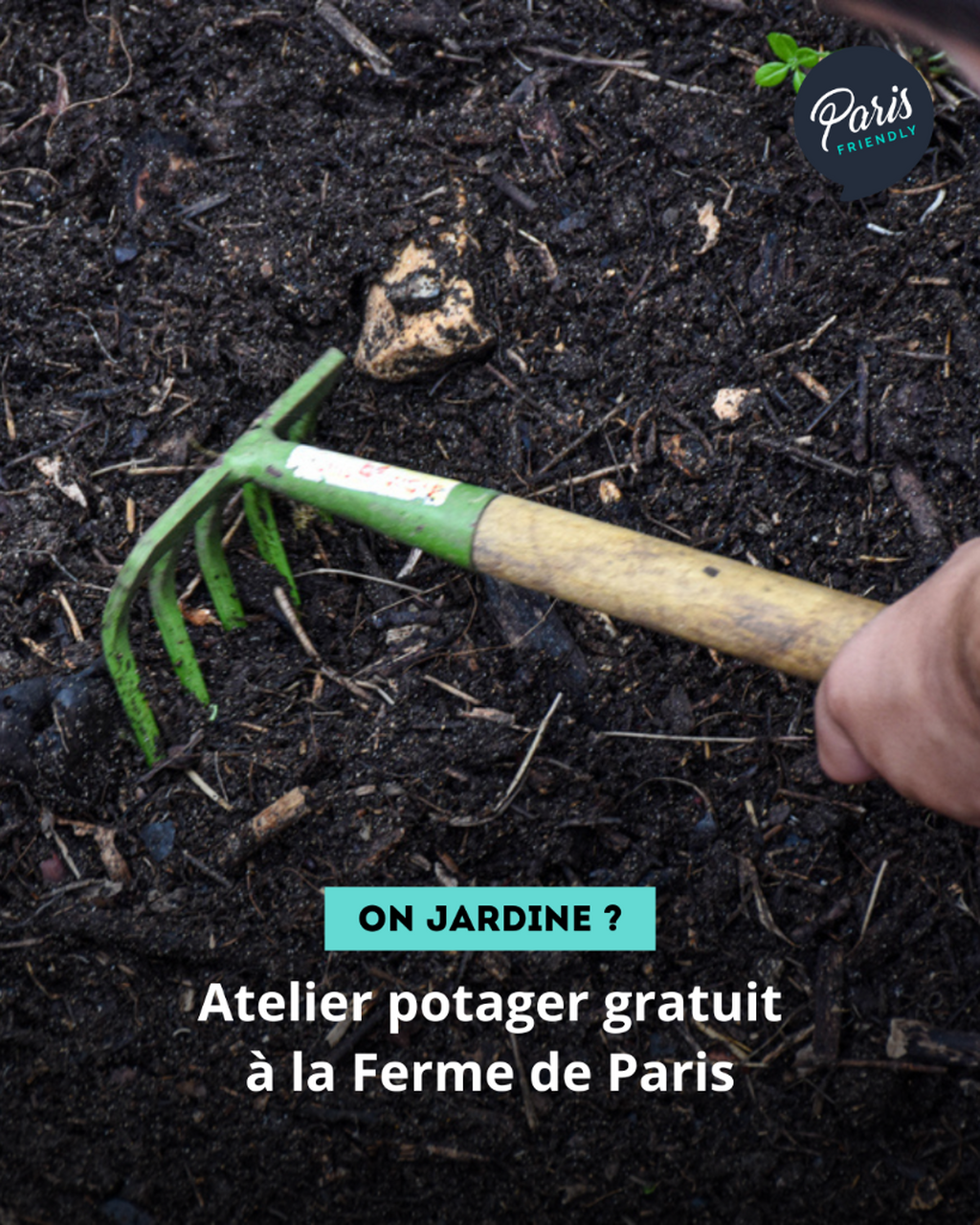 Atelier potager gratuit &agrave; la Ferme de Paris