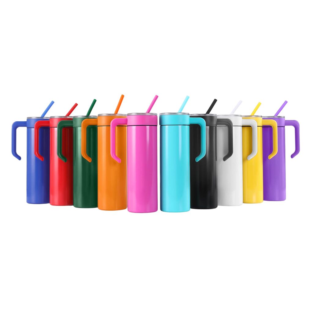 20oz Skinny Tumbler | Powder Coated Tumblers for Engraving