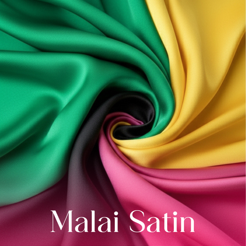 Plain malai satin