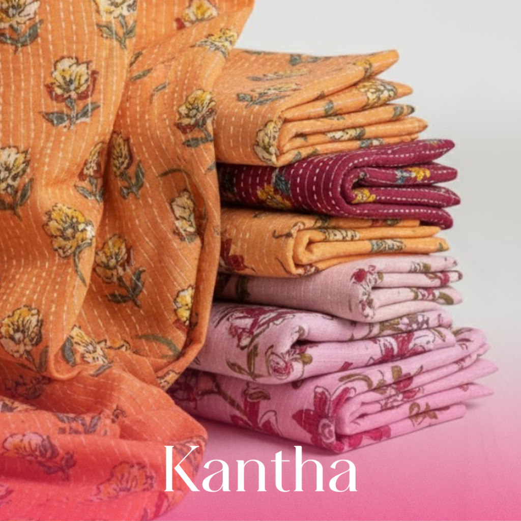 Kantha Cotton Fabric
