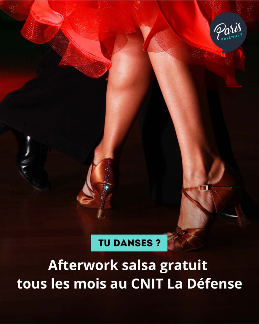 Afterwork salsa gratuit tous les mois au CNIT La D&eacute;fense