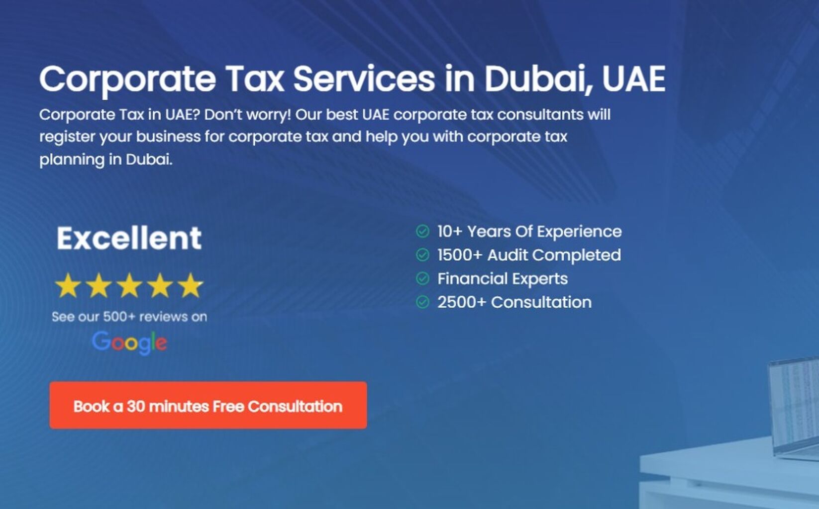 Corporate Tax Services in Dubai