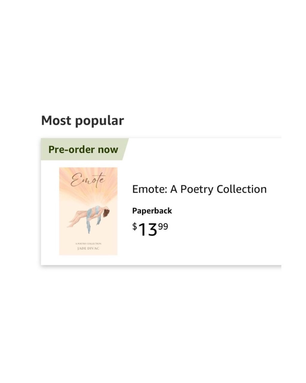 Order Emote (Amazon)