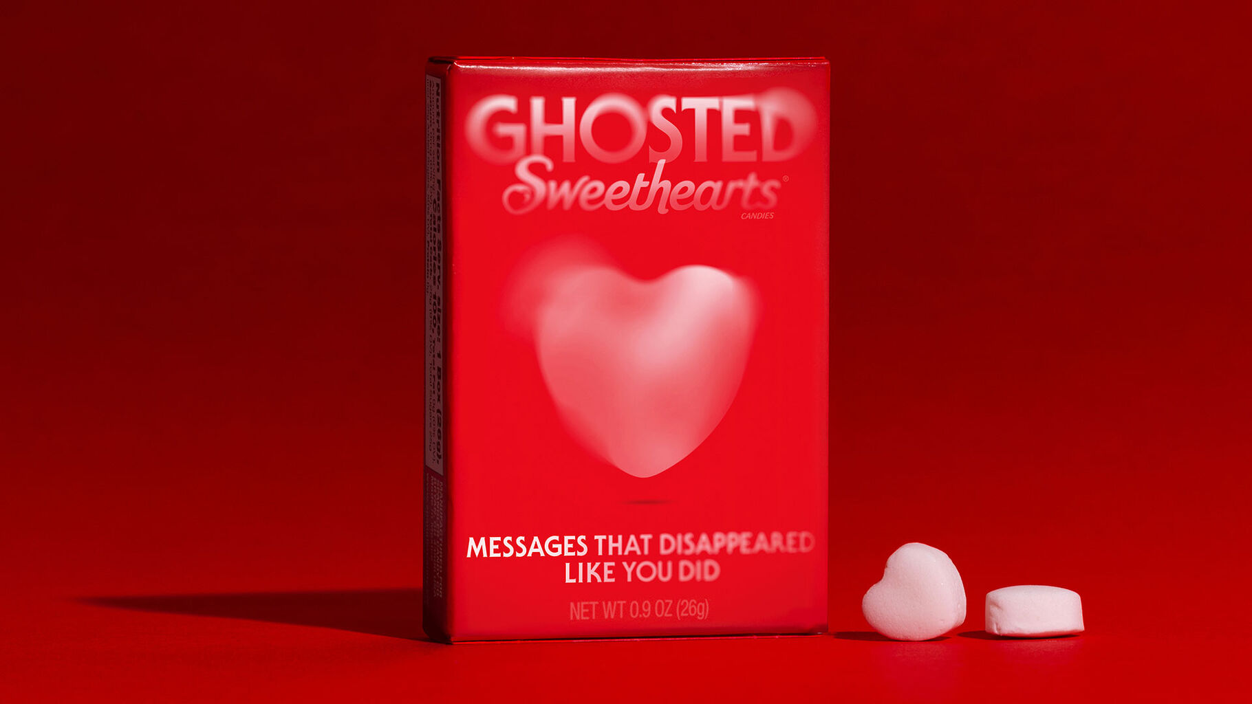 Sweethearts Candies is making blank &lsquo;Ghosted Sweethearts&rsquo; for Halloween