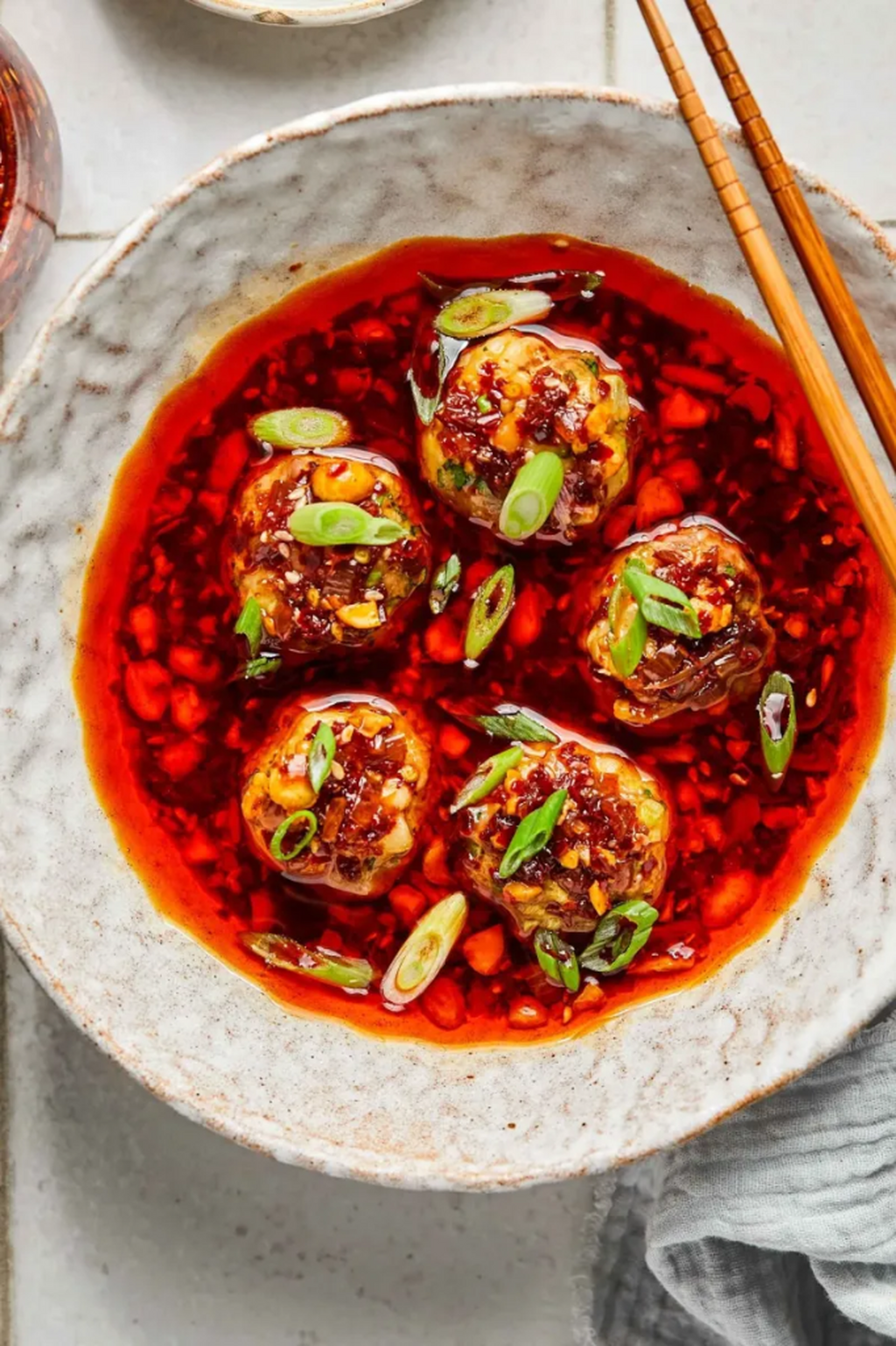 Wonton meatballs 