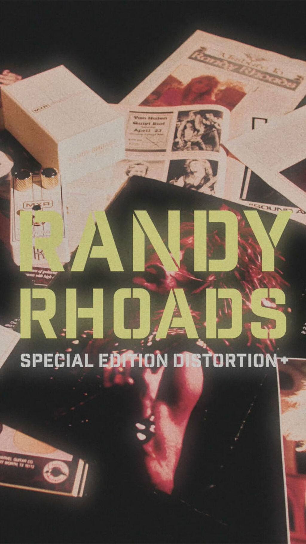 RANDY RHOADS MXR SPECIAL EDITION DISTORTION+