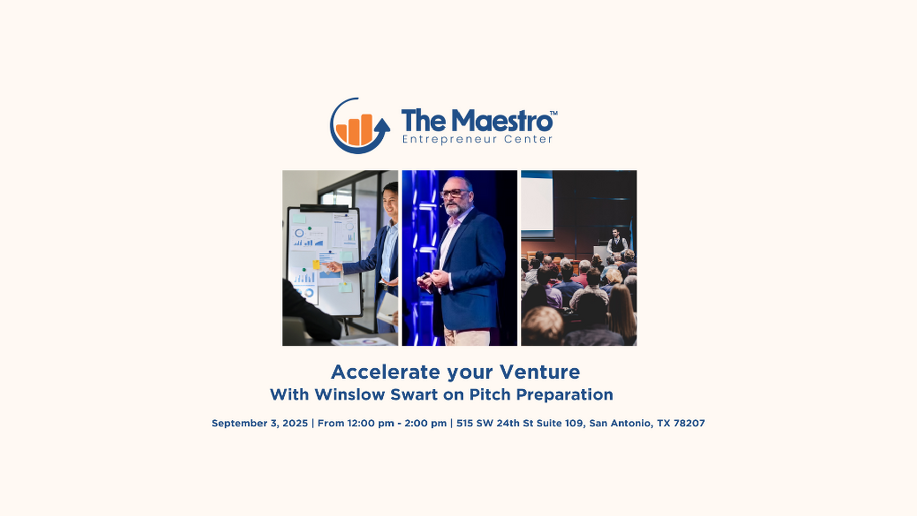 Accelerate your Venture With Winslow Swart on Pitch Preparation 