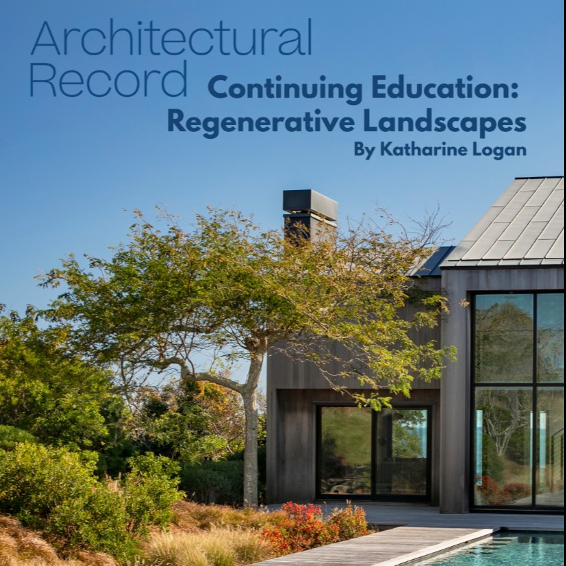 Architectural Record | Continuing Education: Regenerative Landscapes