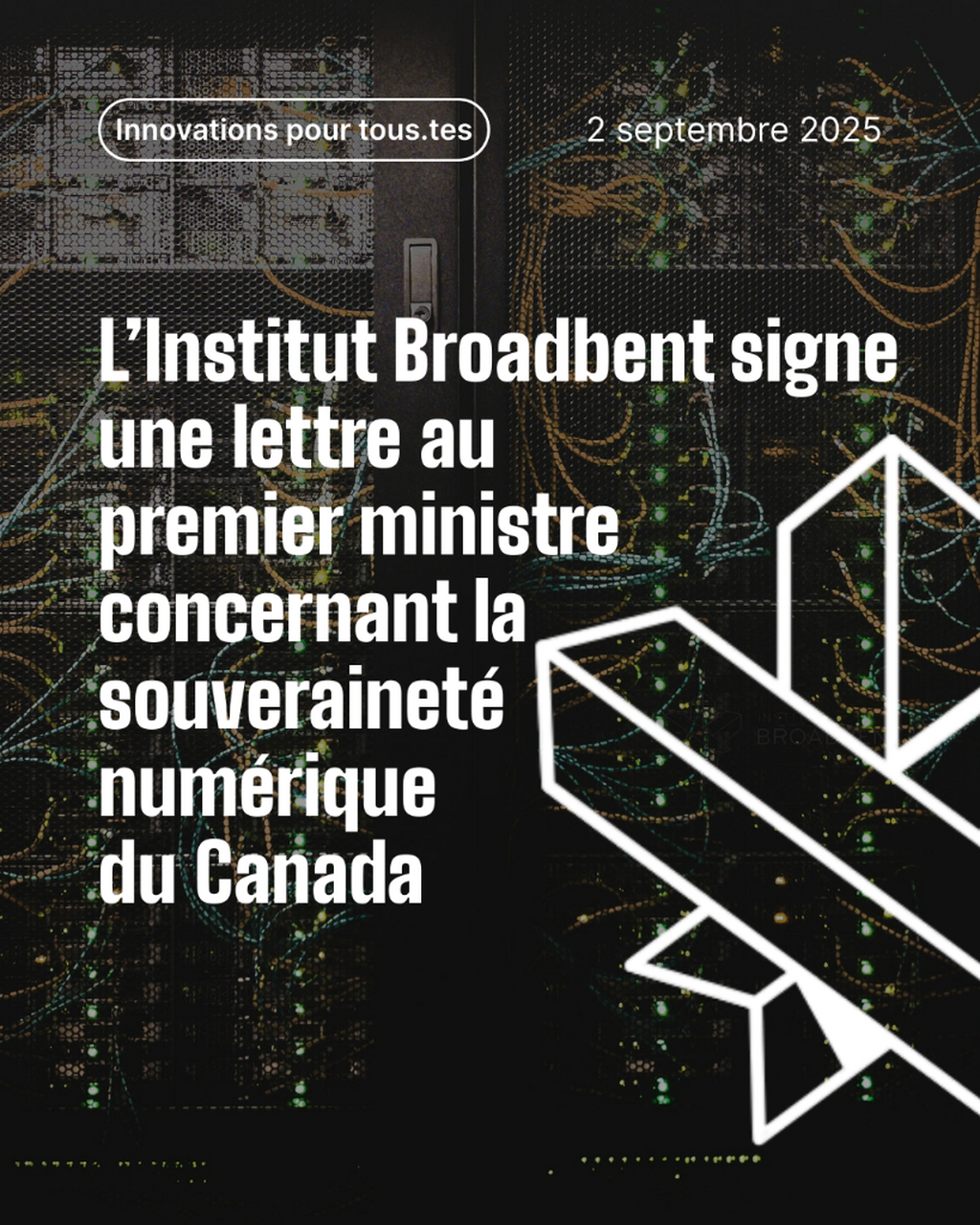 L&rsquo;Institut Broadbent signe une lettre au premier ministre concernant la souverainet&eacute; num&eacute;rique du Canada - Broadbent Institute