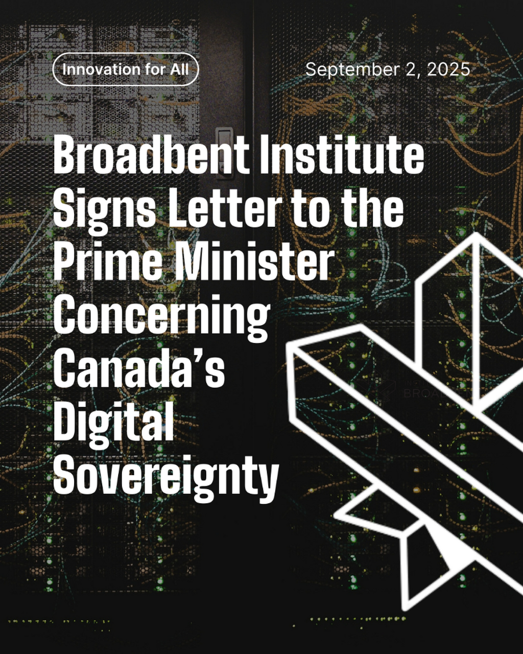 Broadbent Institute Signs Letter to the Prime Minister Concerning Canada's Digital Sovereignty - Broadbent Institute