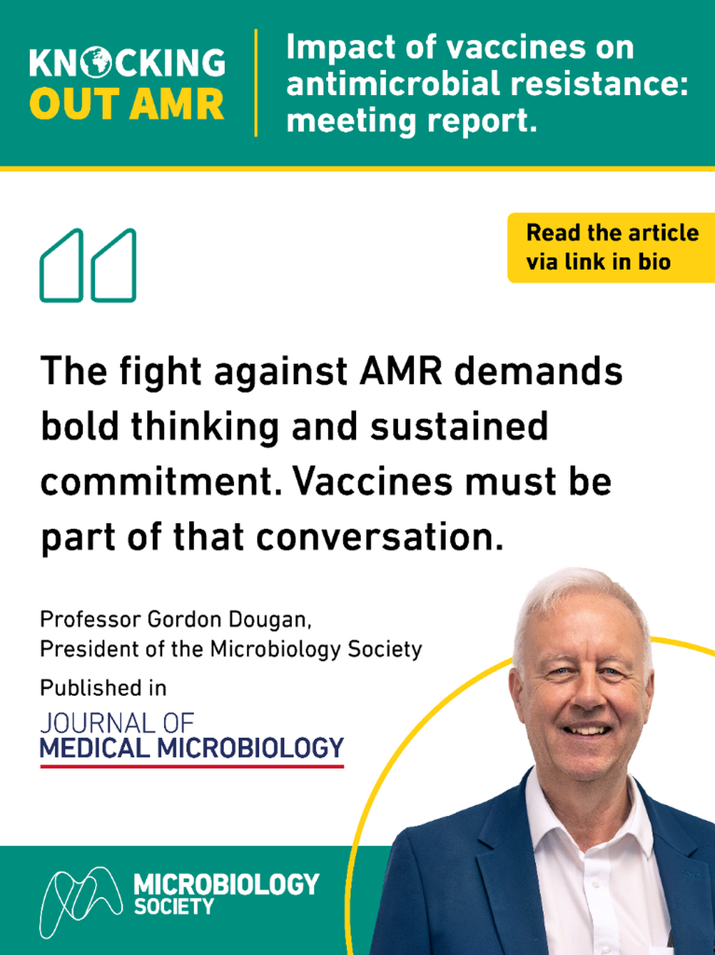 The importance of vaccines AMR
