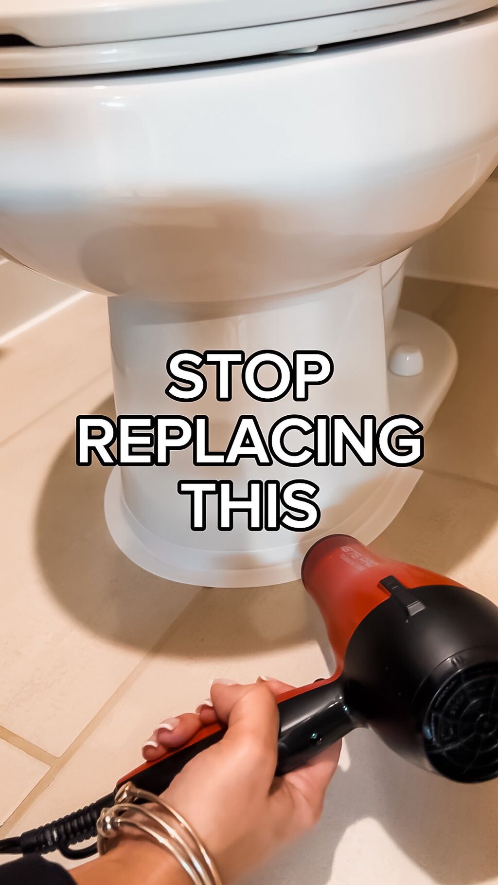 TOILET CAULK SOLUTION