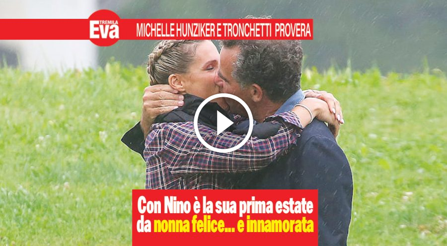 Michelle Hunziker e Nino Tronchetti Provera: estate d'amore
