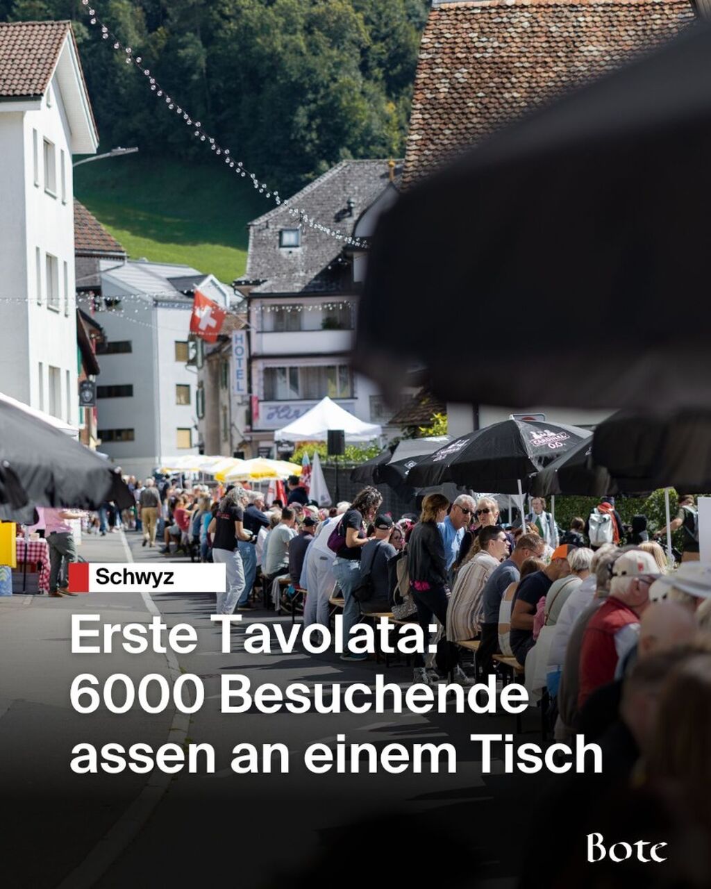 erste Tavolata in Schwyz