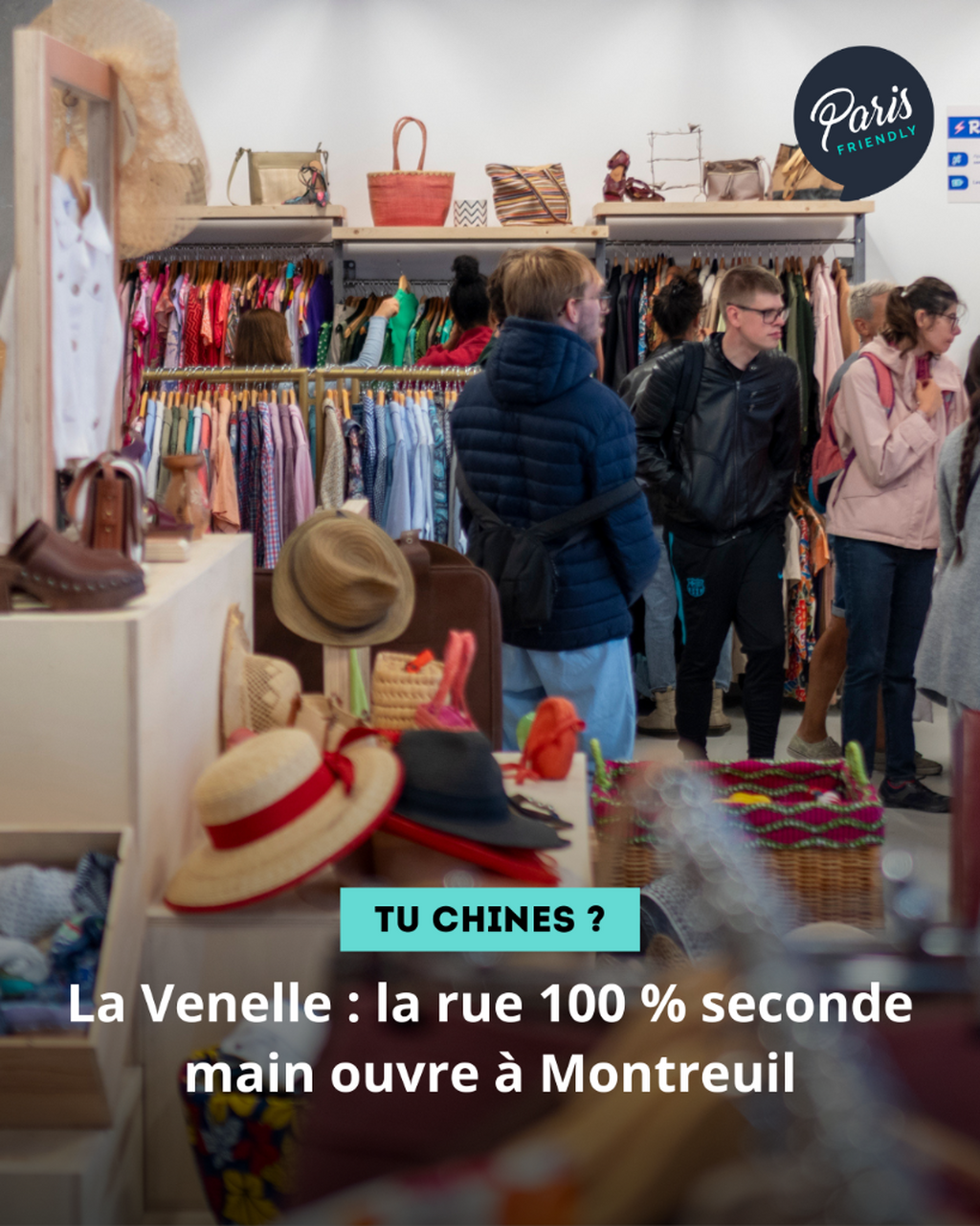 La Venelle : la rue 100 % seconde main ouvre &agrave; Montreuil