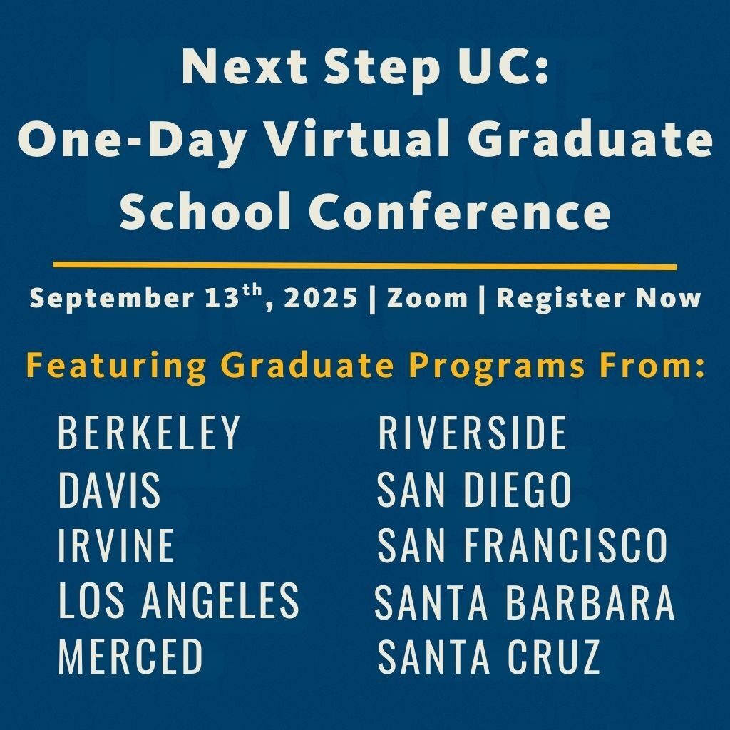 Next Step UC: One-Day Virtual Graduate School Conference